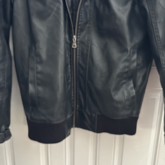 Route 66 size small black pleather jacket  excellent shape - Picture 3 of 4